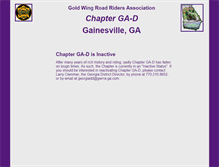 Tablet Screenshot of chapterd.gwrra-ga.com